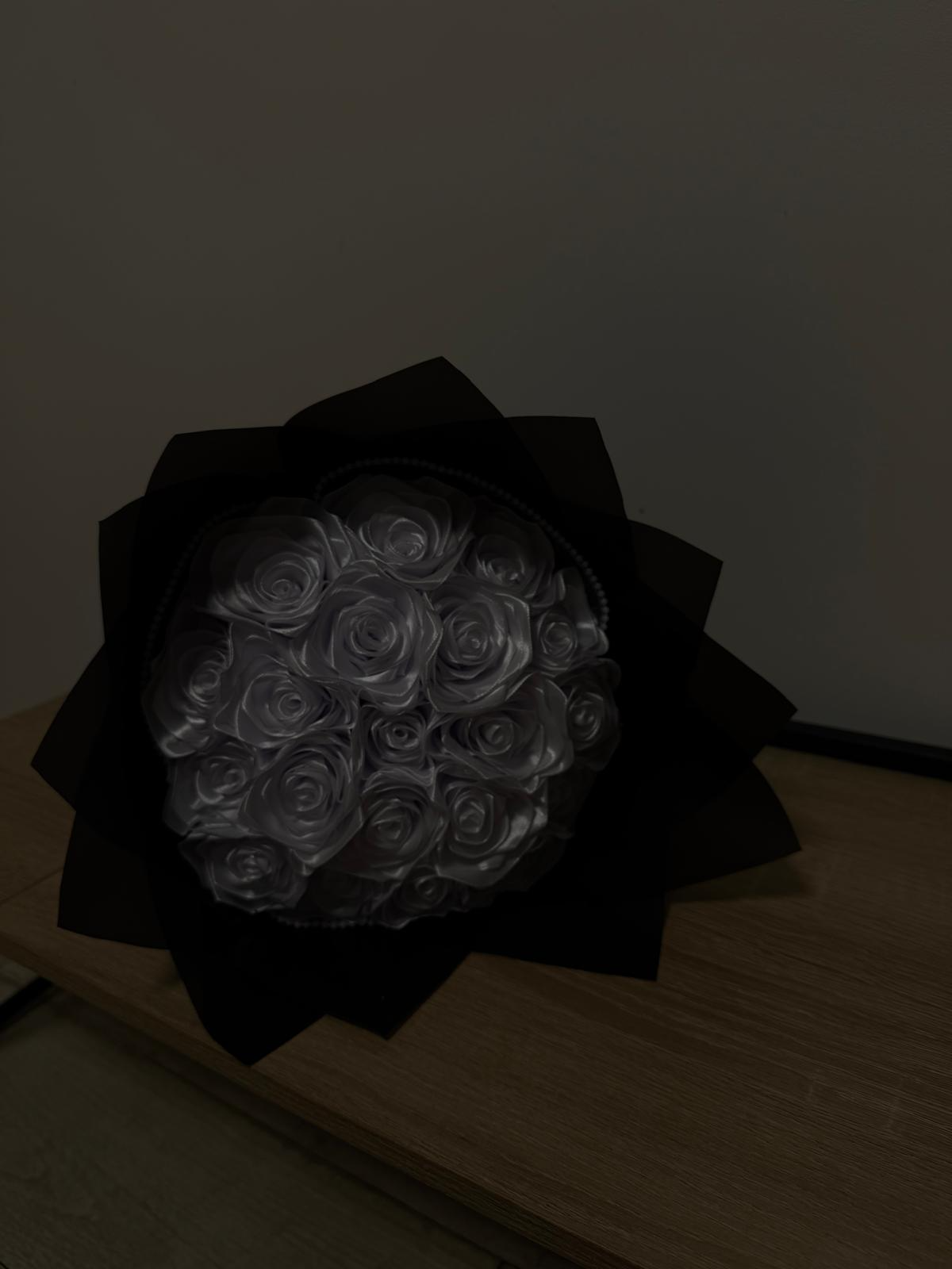 Bouquet Blanc & Perles