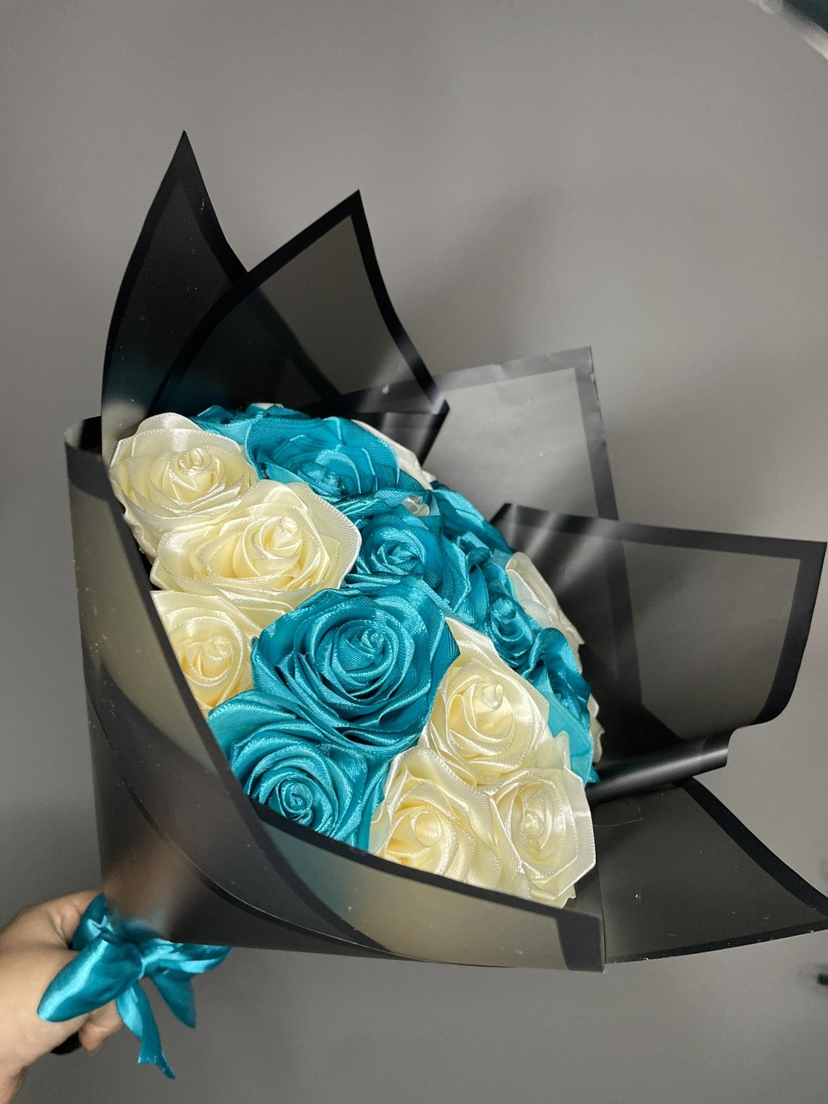 Bouquet Bleu et Blanc