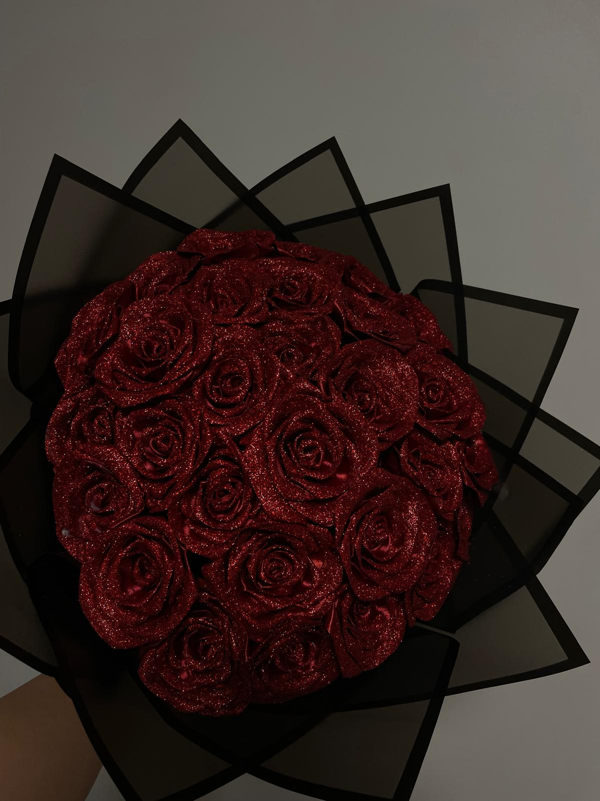 Bouquet Rouge Scintillant