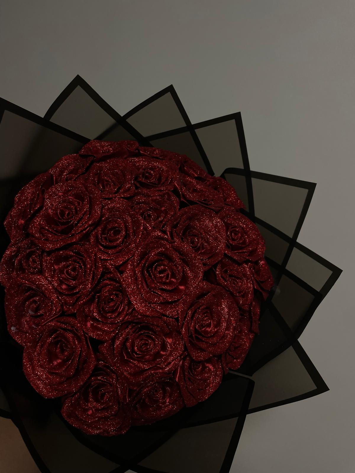 Bouquet Rouge Scintillant