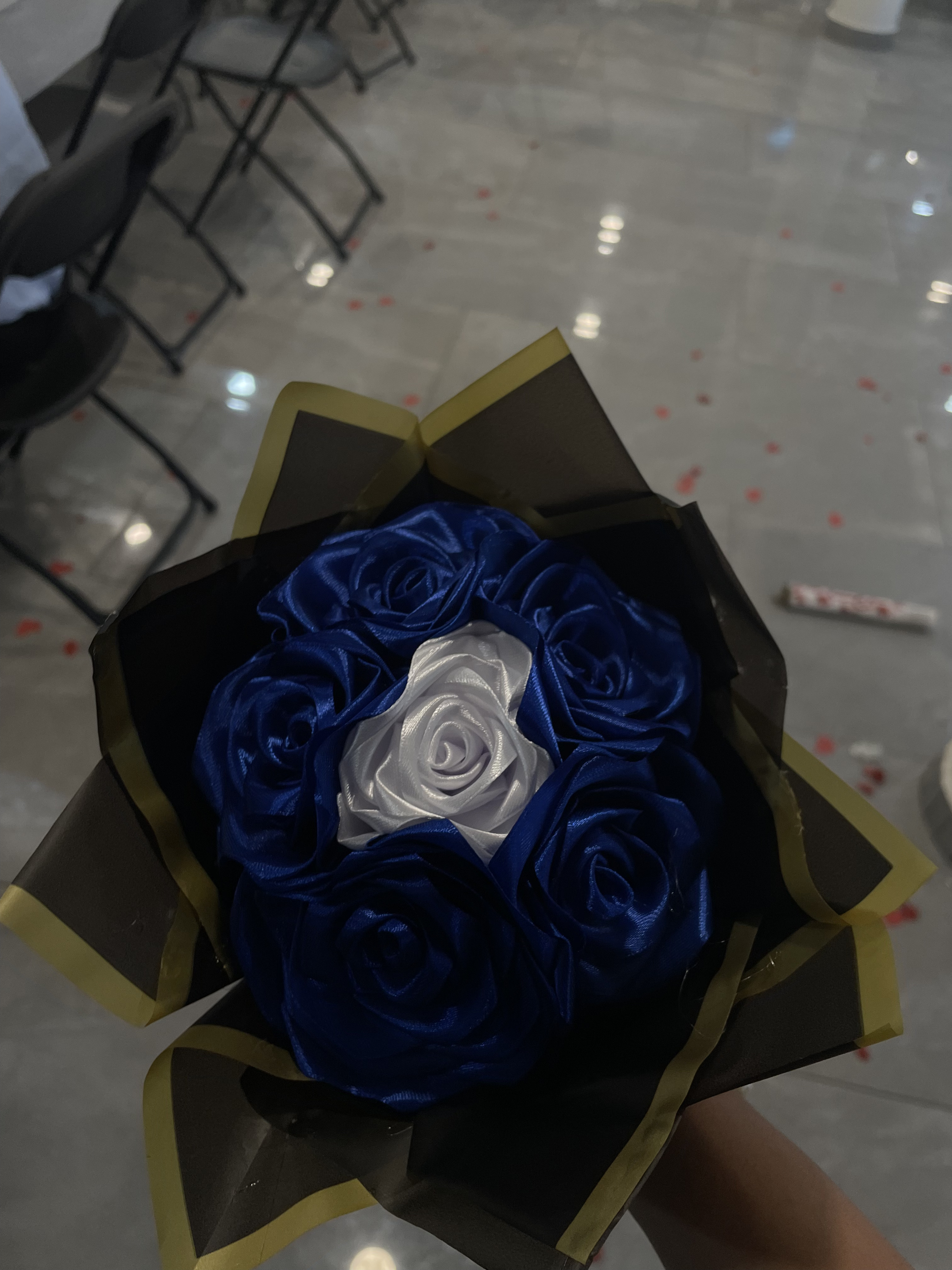 Petit bouquet bleu